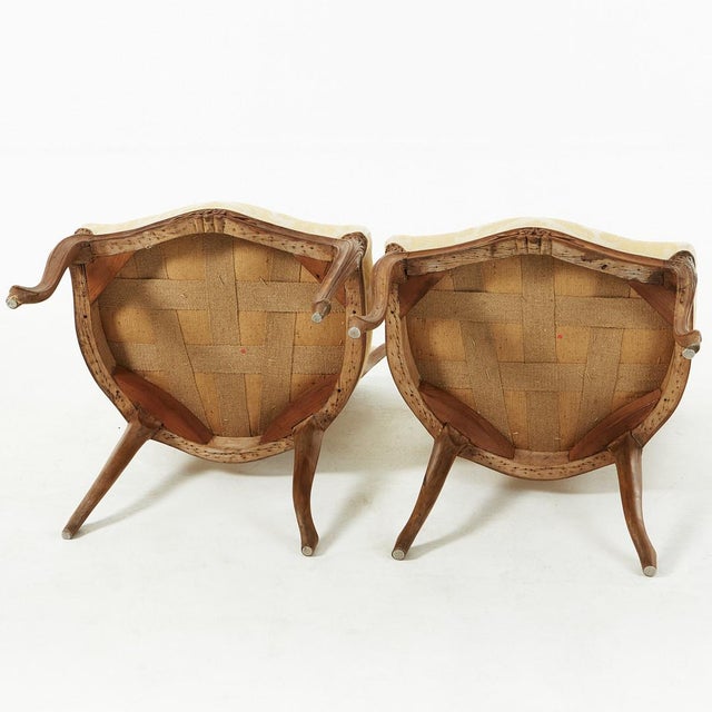 Antique Louis XV Side Chairs, France, 1850s, Set of 2 For Sale - Image 5 of 7