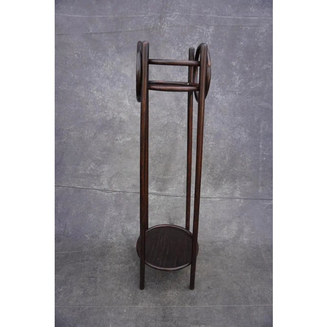 Thonet Bentwood Vienna Secession Style Plant Stand 1900-1909 For Sale In Los Angeles - Image 6 of 9