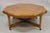 Vintage Lane Mid Century Modern Walnut Octagonal Stretcher Base Coffee Table For Sale - Image 10 of 10