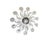 White Impressively Large Murano Blown Clear Glass Chandelier With Floral and Foliate Tendrils For Sale - Image 8 of 14
