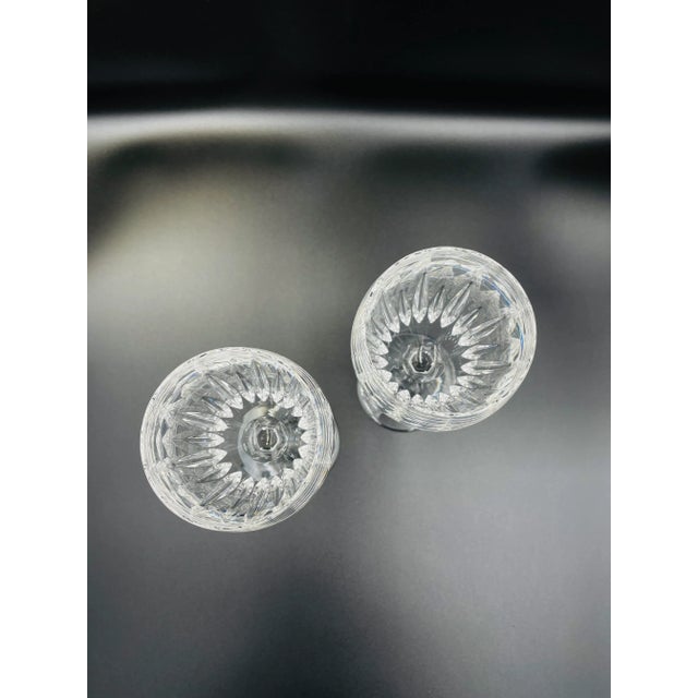 The simplicity of the "Wynnewood Platinum" pattern makes this set of crystal glasses very desirable, as they can be used...