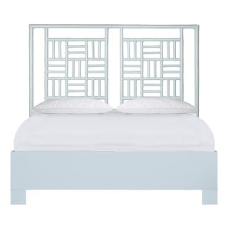 Finn Standard Bed Queen - Light Blue For Sale