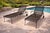 Vintage 1960s Woodard Wrought Iron Chaise Lounges, Pair, Floral Scrollwork, Adjustable, With Wheels, Attributed For Sale - Image 11 of 12