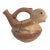Old Pre-Columbian Style Inca Culture Clay Vessel Bird With Stirrup Spout Jar 6.5" H For Sale