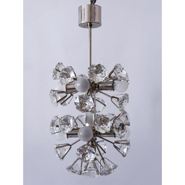 Diamond Shape Crystal Glass Chandelier by Bakalowits & Sons for Bakalowits & Söhne For Sale - Image 11 of 18