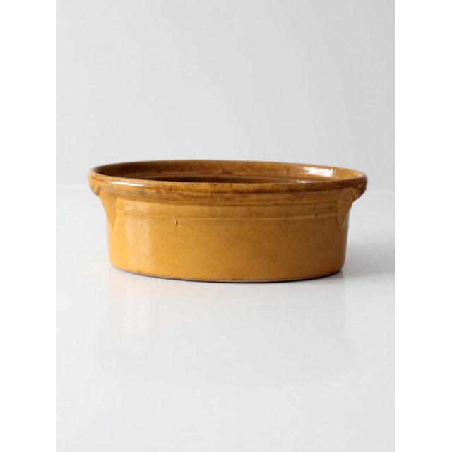 Vintage Stoneware Bowl For Sale - Image 9 of 11