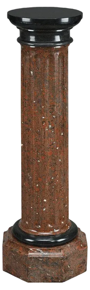 Late 19th Century Scagliola Cherry Red Column, 1890s