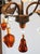 Pendant Chandelier in Wrought Iron and Murano Glass, 1990s For Sale - Image 3 of 9