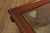 Karges Georgian Style X-Base Mahogany and Glass Tea Tables For Sale - Image 9 of 12