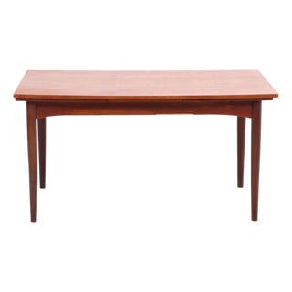 Vintage Extendable Dining Table in Teak, 1960s For Sale