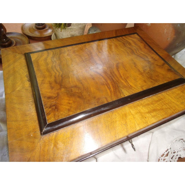 Vintage Biedermeier Sewing Box For Sale - Image 12 of 14