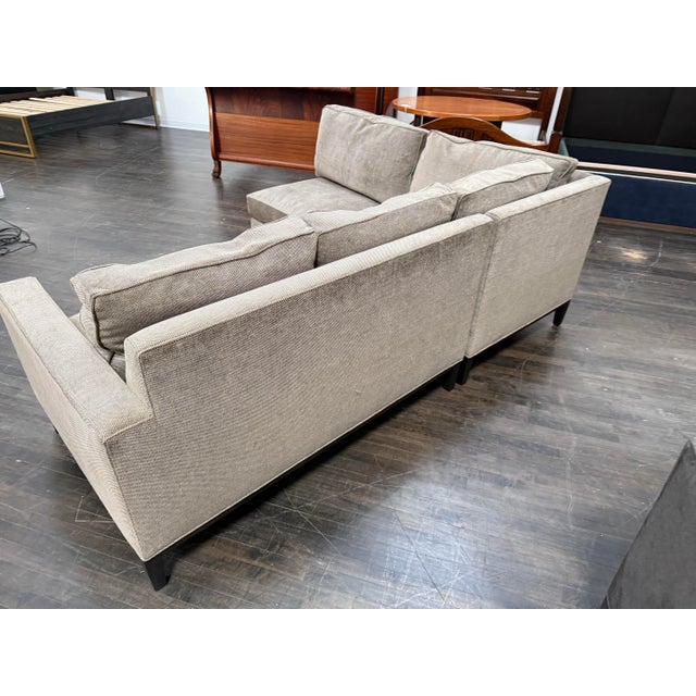 Cypress Furniture Sectional in Holly Hunt Fabric For Sale - Image 9 of 12