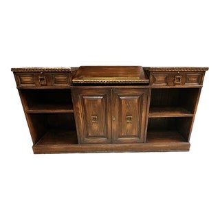 Romweber Viking Oak Board Room Credenza - Vintage 1940s or 1950s For Sale