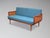 Mid-Century Modern Restored Vintage Teak and Cane Sofa Daybed by Peter Hvidt & Orla Molgaard-Nielsen Fd451 For Sale - Image 3 of 11