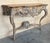 Late 19th Century Late 19th Century French Louis XIV Style Carved Painted Wall Mounted Console Table with wood top For Sale - Image 5 of 18