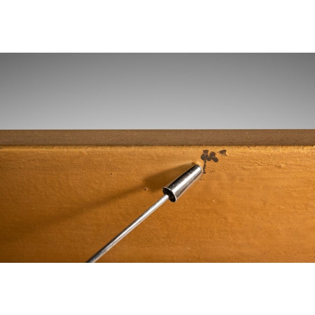 Mid-Century Modern Acid-Etched Brass Desk / Dining Table With Glass Top Attributed to Bernhard Rohne for Mastercraft, Usa, C. 1970s For Sale - Image 11 of 18