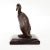 Mid-Century Modern Vintage Miniature Bronze Cormorant Figurine or Sculpture For Sale - Image 3 of 11