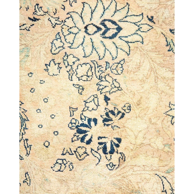 Traditional Mogul, One-of-a-Kind Hand-Knotted Area Rug in Beige, 6' 2" x 9' 0" For Sale - Image 3 of 8