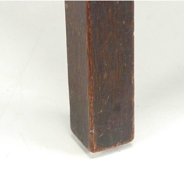 Vintage Leather Footstool With Hand-Tacked Nailhead Detail For Sale In Cincinnati - Image 6 of 6