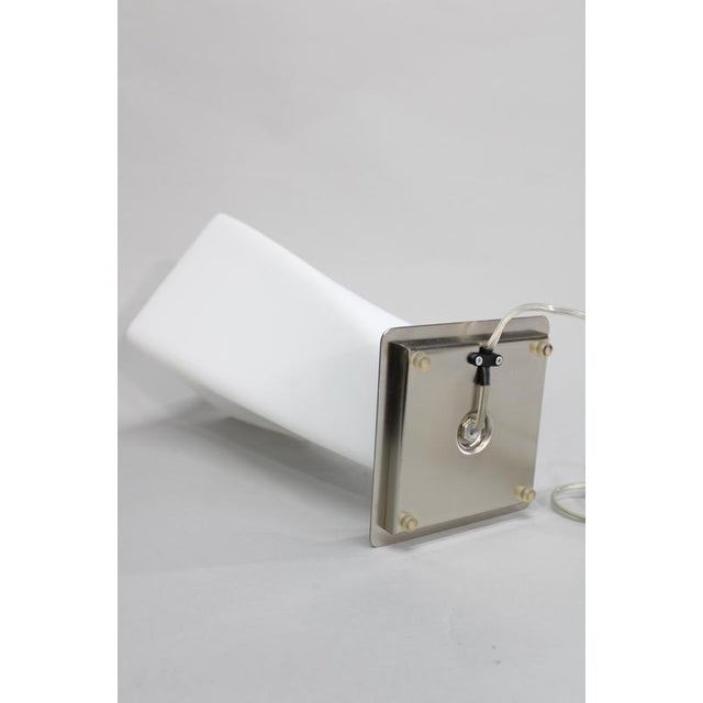 Italian Glass Table Lamp from Panzeri, 1990s For Sale - Image 6 of 10