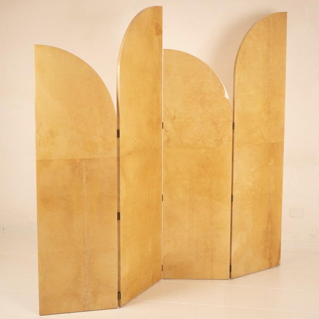 Parchment Screen by Aldo Tura for Tura Milano, 1960 For Sale - Image 14 of 18