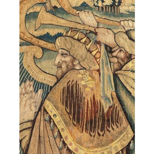 Antique Aubusson Tapestry, 1600s For Sale - Image 3 of 18
