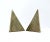 Late 20th Century Brass Pyramid Bookends- a Pair For Sale - Image 9 of 10