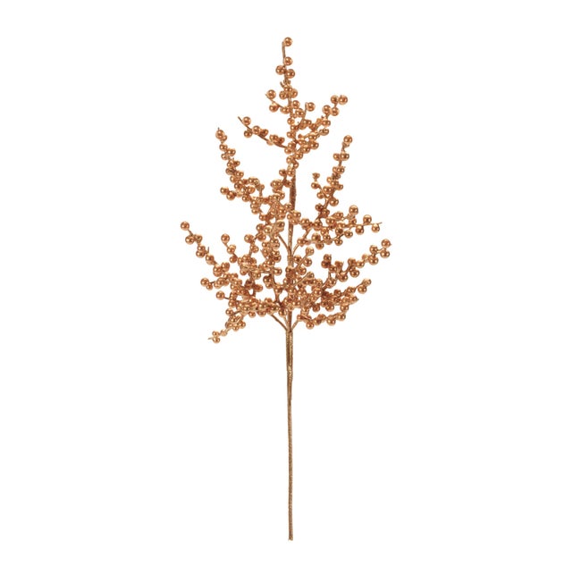 Add elegant shimmer and festive texture to your seasonal décor with this Decorative Berry Spray set. Featuring clusters of...
