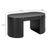 Marlow Black Wood Executive Desk For Sale - Image 10 of 11