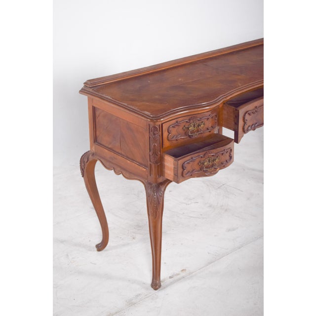 Vintage Dressing Table in Carved Wood, 1920s For Sale - Image 4 of 12
