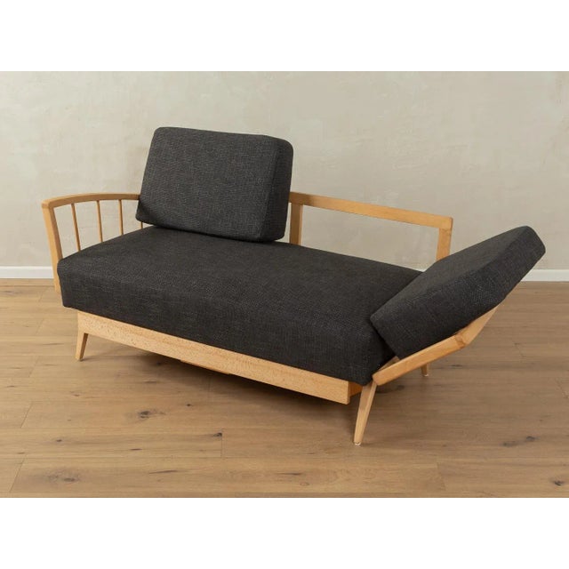 1950s Vintage Sofa in Beech, 1950s For Sale - Image 5 of 11