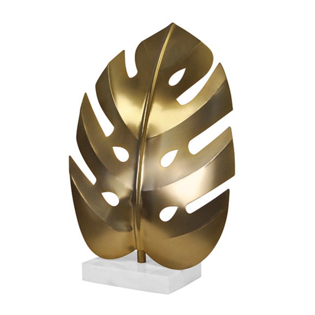 New special order item. Not vintage. Bring a touch of botanical elegance to any room with this charming leaf sculpture....