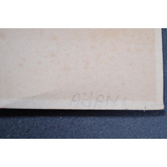 Valerio Adami (b. 1935) "Debussy, Ravel, Schonberg" Color print signed lower right (small foxing in lower margin, small...