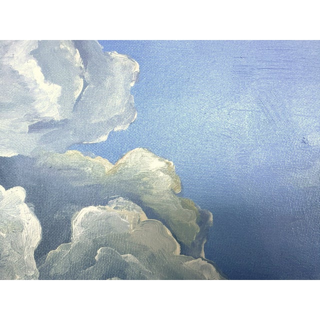 Contemporary Oil Panting "Clouds and Horizon" by Danka Krol For Sale - Image 3 of 8