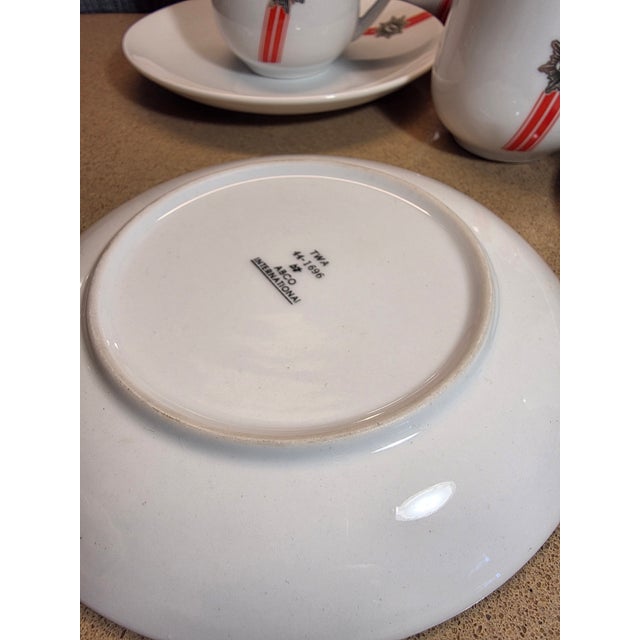 Twa Vintage Airline Serveware For Sale In San Antonio - Image 6 of 7