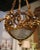 19th Century Belle Epoque Gilt Bronze and Frosted Glass Nine-Light Chandelier For Sale - Image 11 of 12