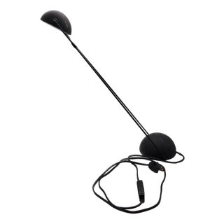 1980s Stefano Cevoli "Meridiana" Black Desk Lamp Designed by Paolo Piva For Sale