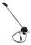 1980s Stefano Cevoli "Meridiana" Black Desk Lamp Designed by Paolo Piva For Sale