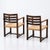 Vintage Modernist Armchair with Hand-Woven Seat For Sale - Image 4 of 9