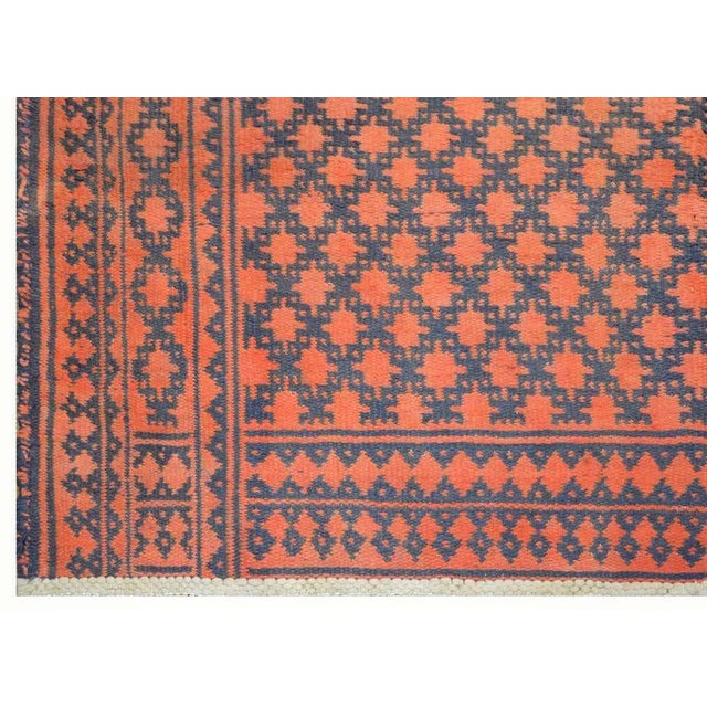 Vintage Persian Cotton Kilim Rug For Sale - Image 10 of 11