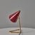 1950s Giuseppe Ostuni Red Conical Table Lamp for Oluce For Sale - Image 9 of 18