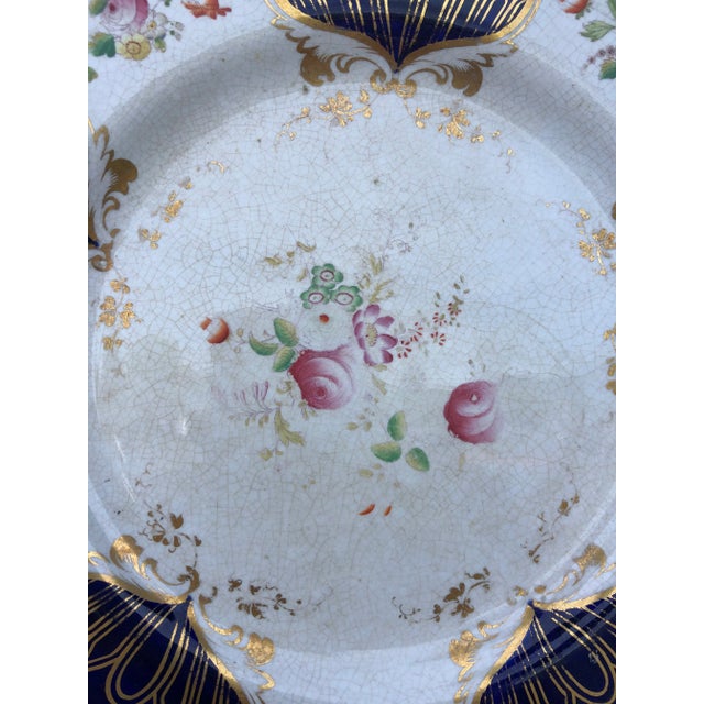 English Mid-1800's English Ironstone China Plate #2 For Sale - Image 3 of 6