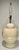 Mid-Twentieth Century Creme and White Ceramic Table Lamp For Sale - Image 12 of 12