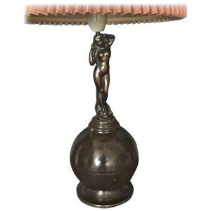 Art Deco Style Bronze Table Lamp by Ae Bronze
