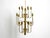 Mid-Century Brass Chandelier with Long Brass Rod, 1960s For Sale - Image 4 of 18