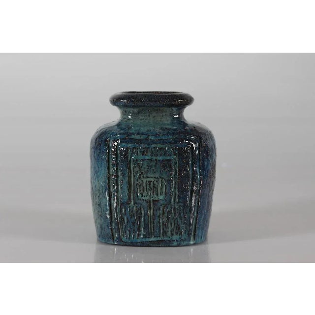 Artistic Mid-Century Danish vase by Fridtjof Sejersen for Sejer Studio Ceramic. It´s made in the 1960's at his own studio...