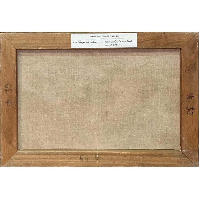 Ernest Voegeli, Föhn Wind Weather, Oil on Canvas For Sale - Image 9 of 10