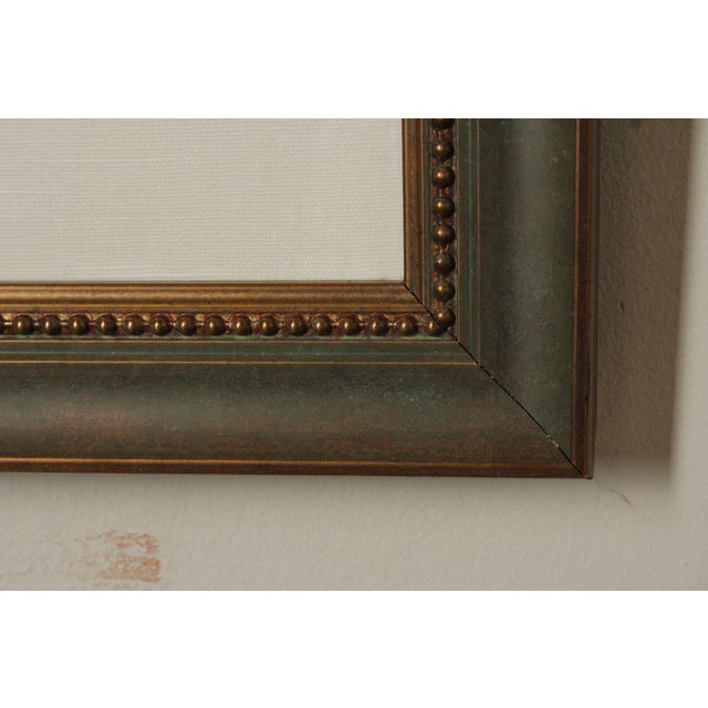Pink R. Hoefer Oil Pastel Painting, Spanish Courtyard For Sale - Image 8 of 18
