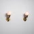 Vintage Italian Wall Sconces in Brass and Opaline Glass Shade, 1950s, Set of 2 For Sale - Image 4 of 11
