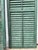 Farmhouse Antique American Green Farmhouse Shutter 19th C Architectural Salvage- Set of 3 For Sale - Image 3 of 9